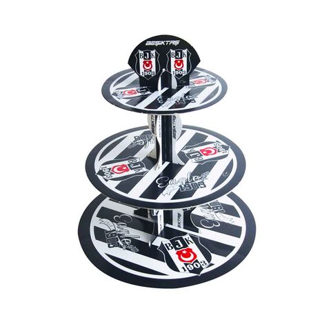 BALON EVİ BEŞİKTAŞ LİSANSLI CUPCAKE STANDI - 1