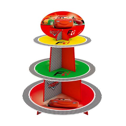 BALON EVİ CARS CUPCAKE STANDI - 1
