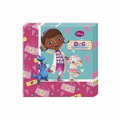 BALON EVİ DOC MCSTUFFINS KAĞIT PEÇETE 33X33 cm (20