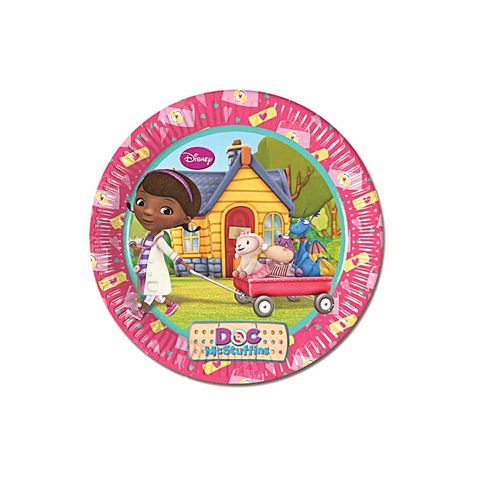 BALON EVİ DOC MCSTUFFINS TABAK 23 CM (8AD)