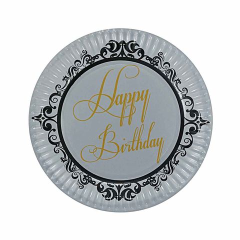 BALON EVİ ELEGANT STRIPE TABAK 23CM (8AD)