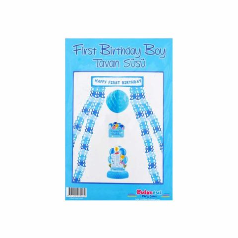 BALON EVİ FIRST BIRTHDAY BOY TAVAN SÜSÜ