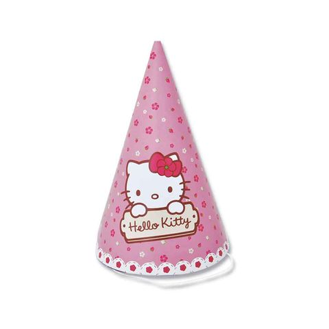 BALON EVİ HELLO KITTY KÜLAH ŞAPKA (6 ADET) - 1