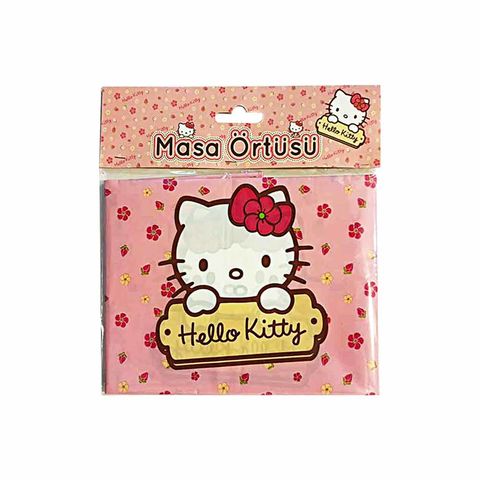 BALON EVİ HELLO KITTY LİSANSLI MASA ÖRTÜSÜ 120x180
