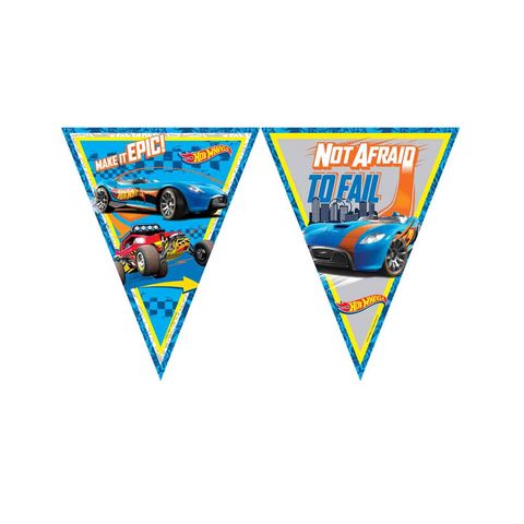 BALON EVİ HOT WHEELS LİSANSLI BAYRAK SET - 1