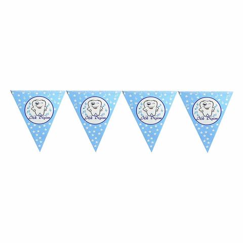 BALON EVİ İLK DİŞİM BAYRAK SET ERKEK