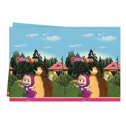 BALON EVİ MASHA AND THE BEAR MASA ÖRTÜSÜ 120x180 c