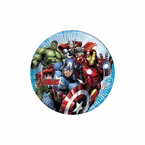 BALON EVİ MIGHTY AVENGERS TABAK 23 cm (8 AD)