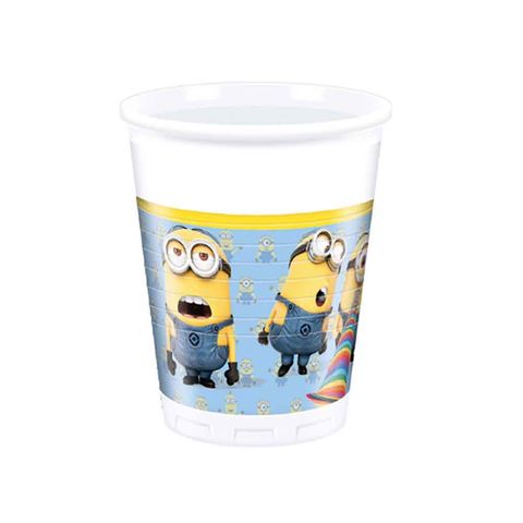 BALON EVİ MINIONS BARDAK 180/200cc (8AD)