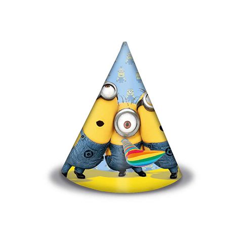 BALON EVİ MINIONS KÜLAH ŞAPKA (6AD)