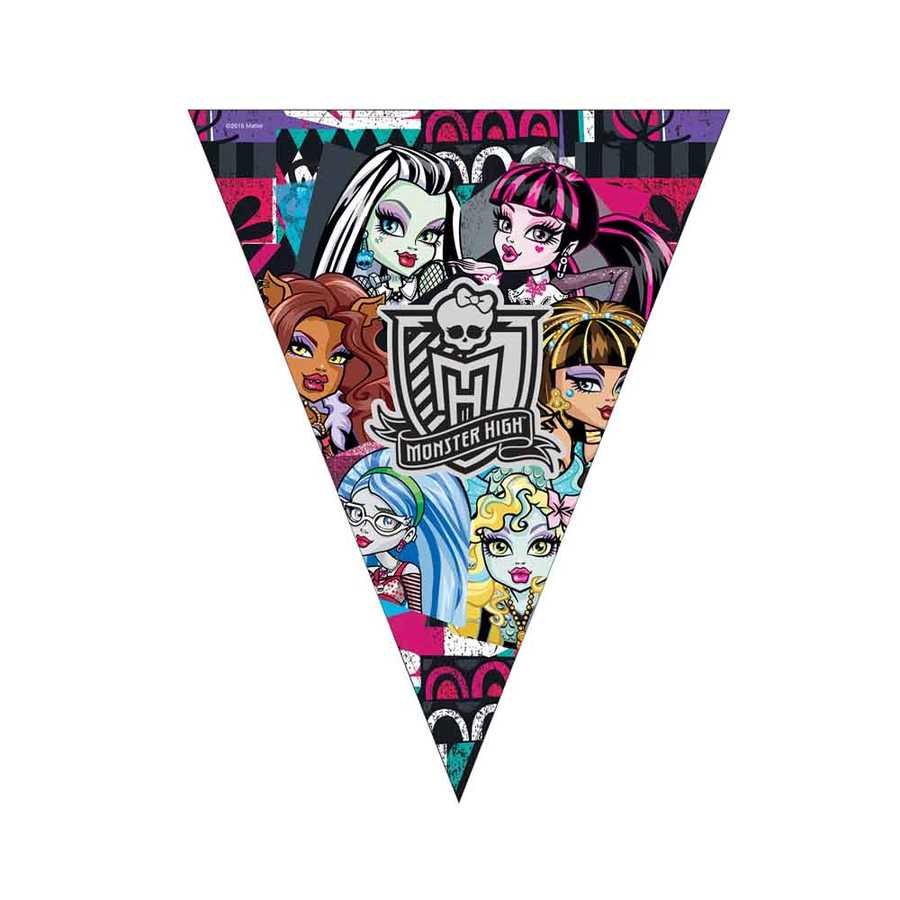 BALON EVİ MONSTER HIGH KLASİK LİSANSLI BAYRAK SET MİKRODAN GELENLER