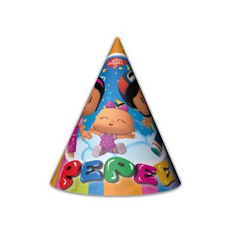 BALON EVİ PEPEE RENKLİ DÜŞLER KÜLAH ŞAPKA (6 AD)