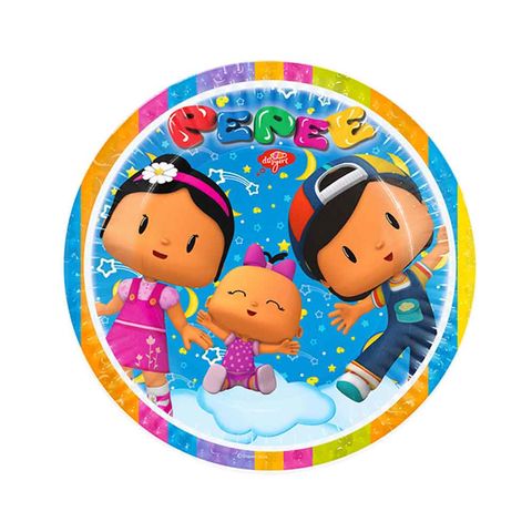 BALON EVİ PEPEE RENKLİ DÜŞLER LİSANSLI TABAK 23cm