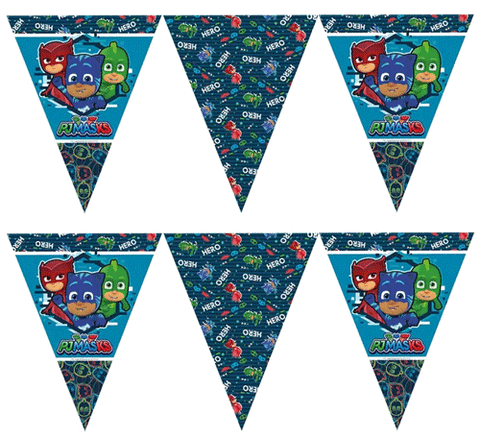 BALON EVİ PJ MASKS LİSANSLI BAYRAK SET