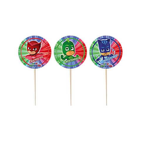 BALON EVİ PJ MASKS LİSANSLI KÜRDAN 10'LU