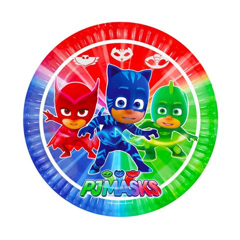 BALON EVİ PJ MASKS LİSANSLI TABAK 23CM (8AD)