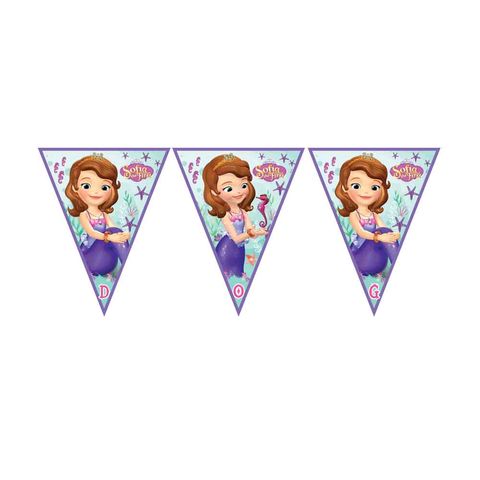 BALON EVİ SOFIA THE FIRST LİSANSLI BAYRAK SET