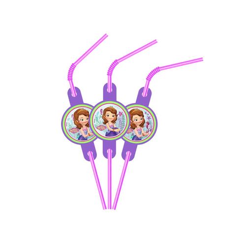 BALON EVİ SOFIA THE FIRST LİSANSLI PİPET (6 AD)