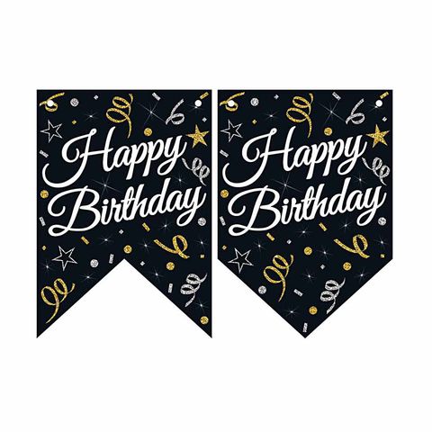 BALON EVİ SPARKLING CONFETTI KIRLANGIÇ BAYRAK SET