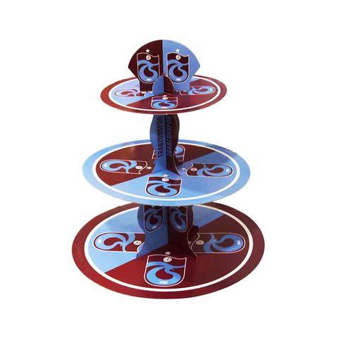 BALON EVİ TRABZONSPOR LİSANSLI CUPCAKE STANDI - 1