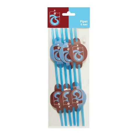 BALON EVİ TRABZONSPOR LİSANSLI PİPET (6 AD)
