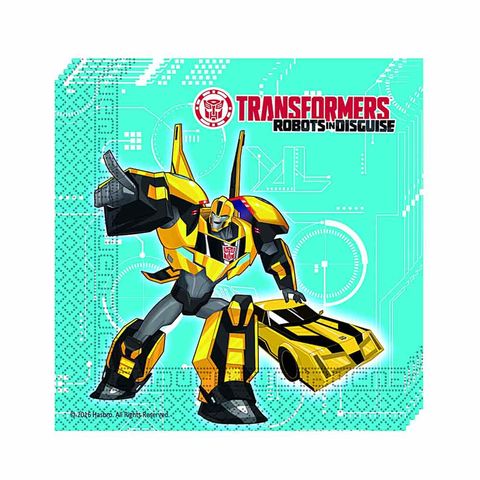BALON EVİ TRANSFORMERS KAĞIT PEÇETE 33x33 cm (20AD