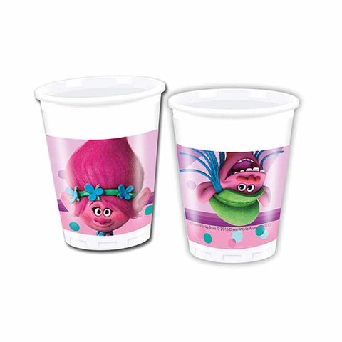 BALON EVİ TROLLS BARDAK 180/200 cc (8 AD)