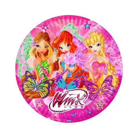 BALON EVİ WINX BUTTERFLIX LİSANSLI TABAK 23 CM (8