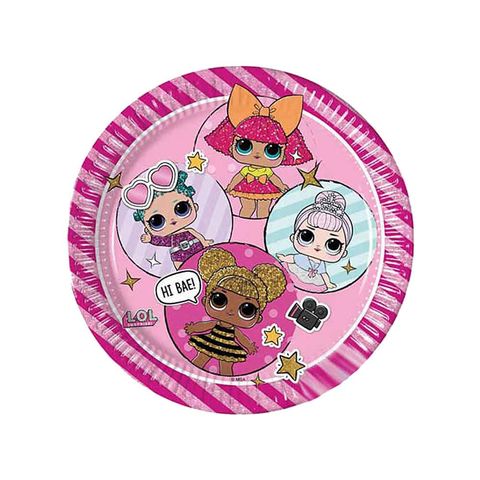BALONEVİ LOL SURPRISE TABAK 23 CM (8 AD.)