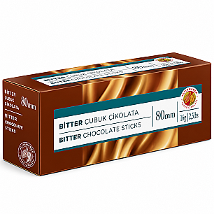 BİTTER ÇUBUK ÇİKOLATA 80 MM 1.6 KG ( ALTIN MARKA ) - 