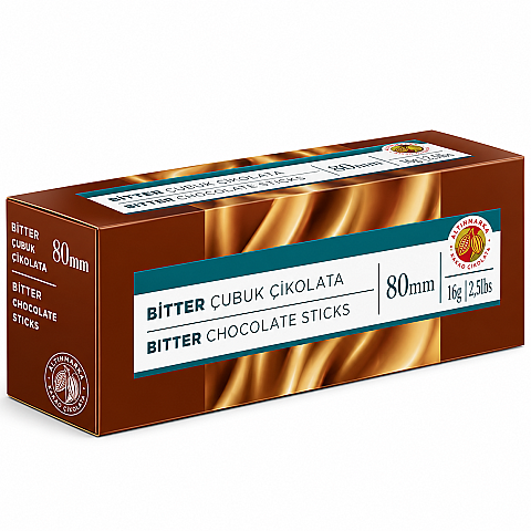 BİTTER ÇUBUK ÇİKOLATA 80 MM 1.6 KG ( ALTIN MARKA ) - 1