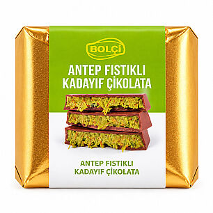 BOLÇİ SÜTLÜ FISTIKLI KADAYIF DOLGULU ÇİKOLATA 16 GR - BOLÇİ