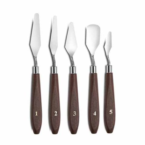 METAL UÇLU 5'Lİ SPATULA SET - 1