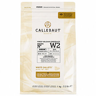 CALLEBAUT DROP 2'Lİ PAKET ( BEYAZ W2 1 KG - BİTTER 811 1 KG ) - 2