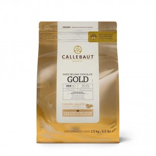 CALLEBAUT BEYAZ ÇİKOLATA KARAMEL GOLD 2.5 KG - CALLEBAUT