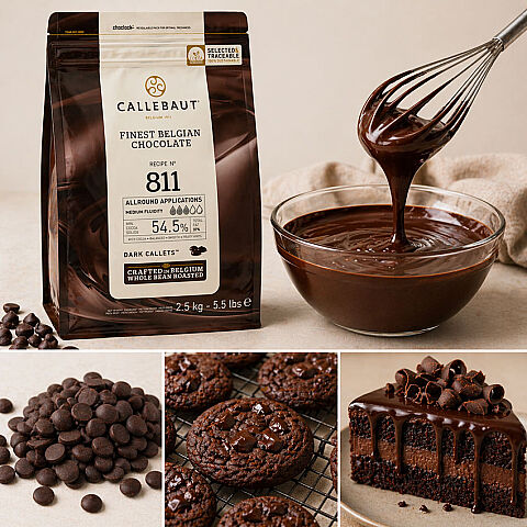 CALLEBAUT DROP BİTTER ÇİKOLATA 2.5 KG - 2