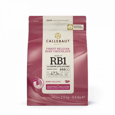 CALLEBAUT DROP RUBY RB1 2,5 KG