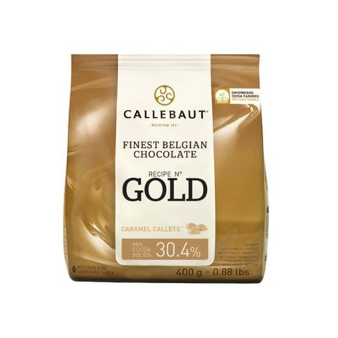 CALLEBAUT KARAMELLİ BEYAZ DROP ÇİKOLATA %30,4 400 GR - 1