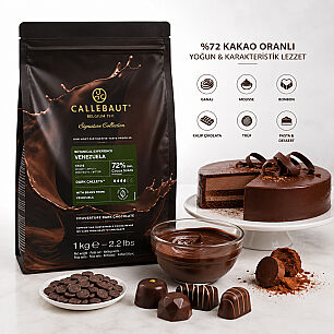 CALLEBAUT ORGINAL CHOCOLATE BOTANICAL VENEZUELLA -1 KG - 2