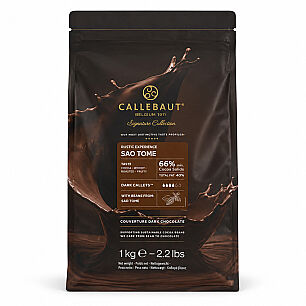 CALLEBAUT ORGINAL CHOCOLATE RUSTIC SAO TOME -1 KG - CALLEBAUT