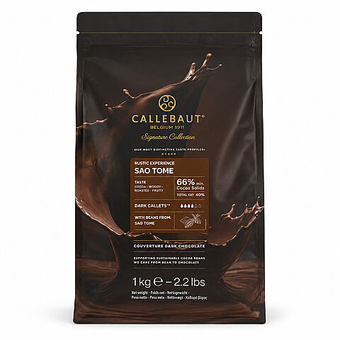 CALLEBAUT ORGINAL CHOCOLATE RUSTIC SAO TOME -1 KG - 1