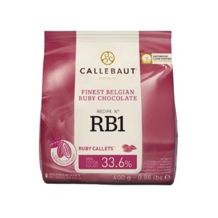 CALLEBAUT RUBY DROP ÇİKOLATA %33,6 400 GR 