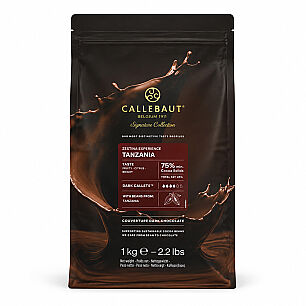 CALLEBAUT SIGNATURE COLLECTION DARK ORGINAL CHOCOLATE ZESTINA TANZANIA-1 KG - CALLEBAUT
