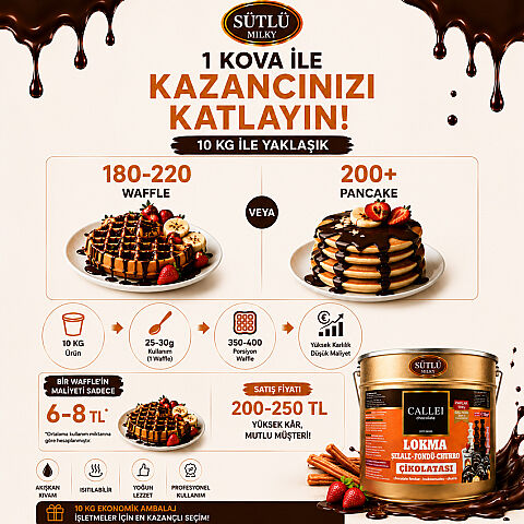 CALLEI LOKMA ŞELALE SÜTLÜ 10 KG - 2