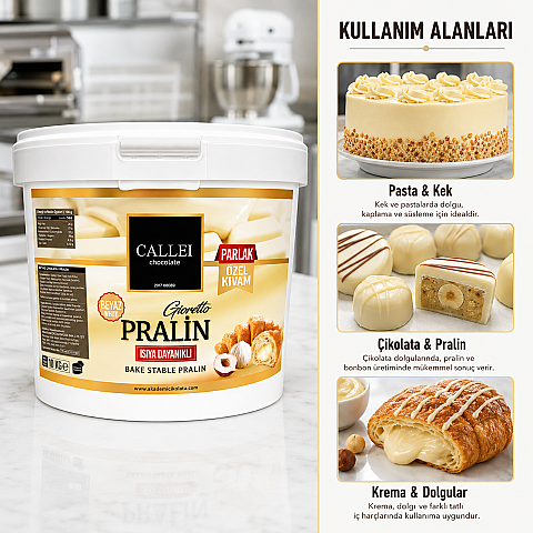 CALLEI PRALİN BEYAZ ISIYA DAYANIKLI 10 KG - 2
