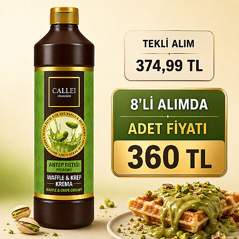 CALLEI WAFFLE SOS ANTEPFISTIKLI 1 KG - 1