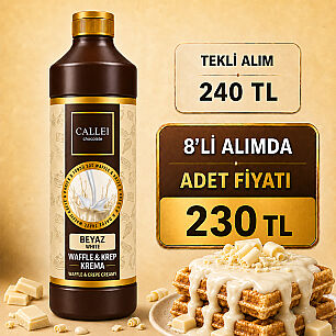 CALLEI WAFFLE SOS BEYAZ 1 KG 