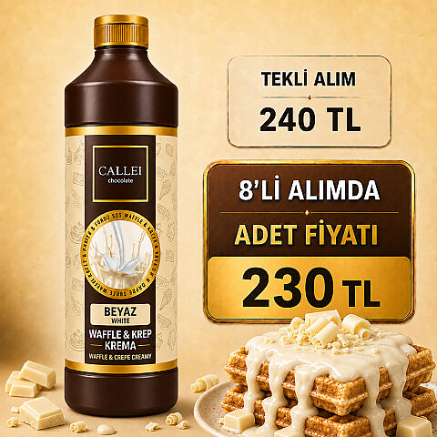 CALLEI WAFFLE SOS BEYAZ 1 KG - 1