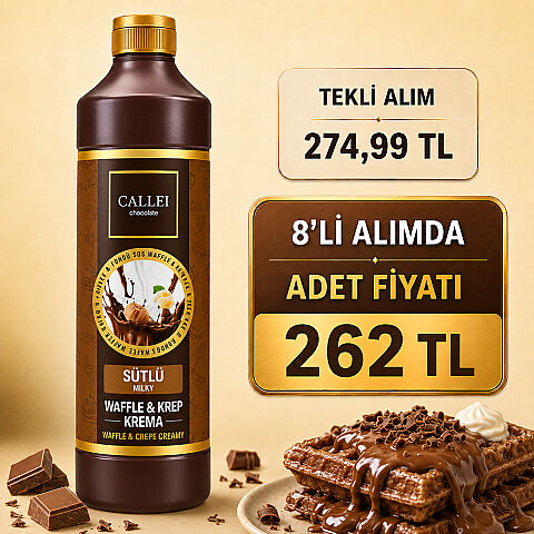 CALLEI WAFFLE SOS SÜTLÜ 1 KG - 1
