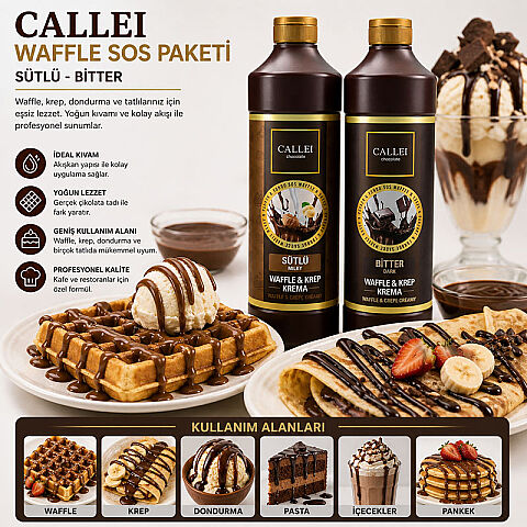 CALLEI WAFFLE SOS PAKETİ (SÜTLÜ-BİTTER) - 1